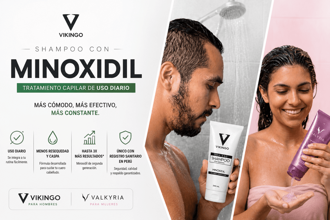 Shampoo con Minoxidil: ¿Por Qué es Mejor que las Lociones Tradicionales?