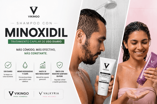 Shampoo con Minoxidil: ¿Por Qué es Mejor que las Lociones Tradicionales?