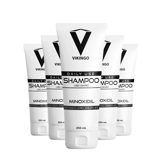 SHAMPOO CON MINOXIDIL. PACK X 6 MESES